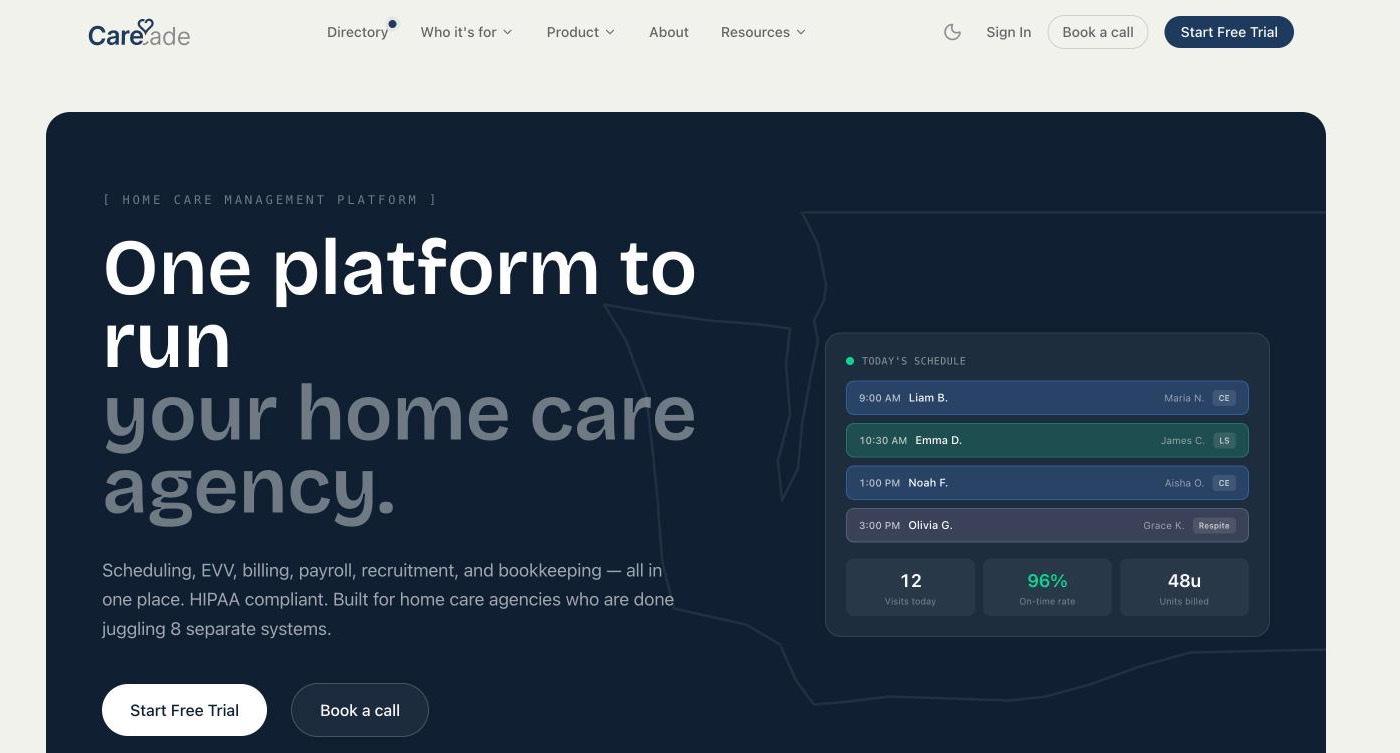 CareCade — screenshot 1