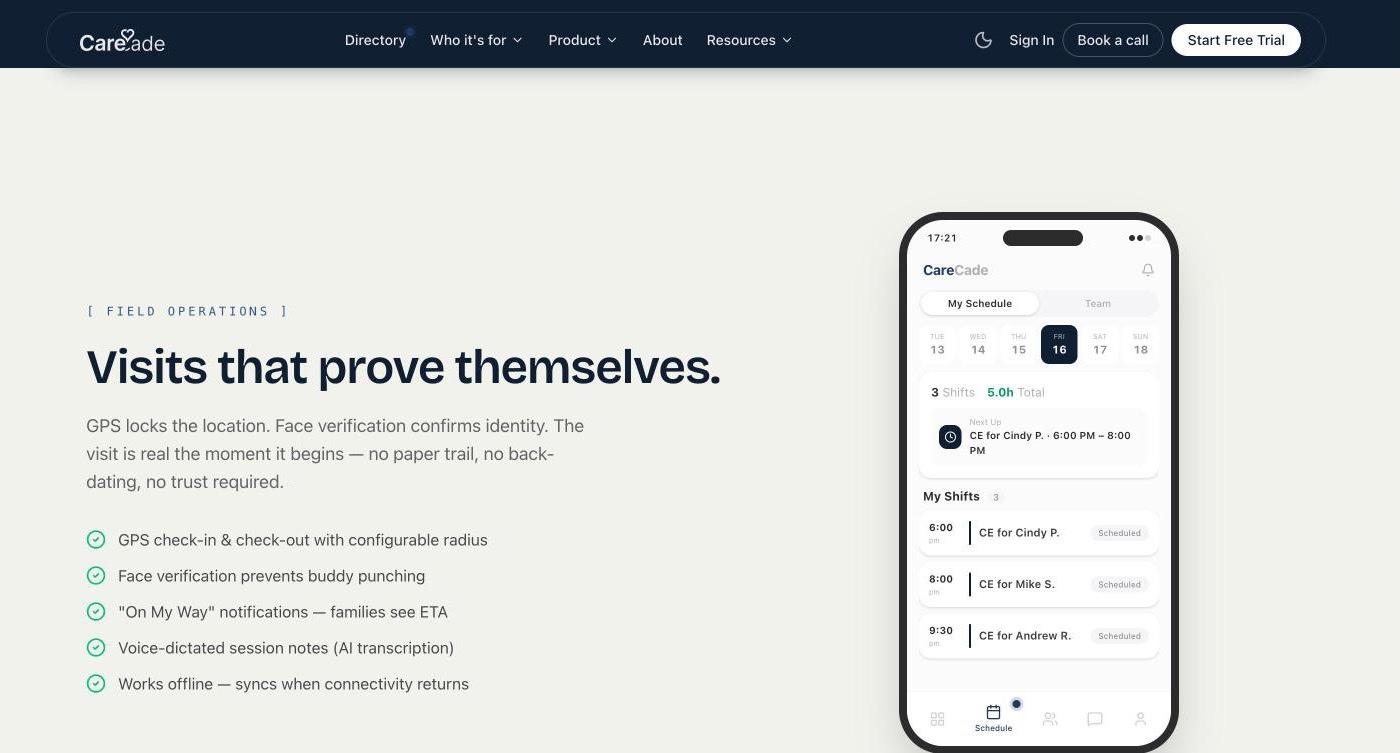 CareCade — screenshot 3